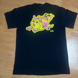 FUCT Pac-Man Skateboarding Dark Navy T-shirt Medium